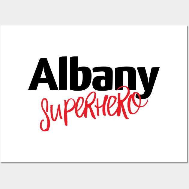 Albany Superhero Wall Art by ProjectX23Red